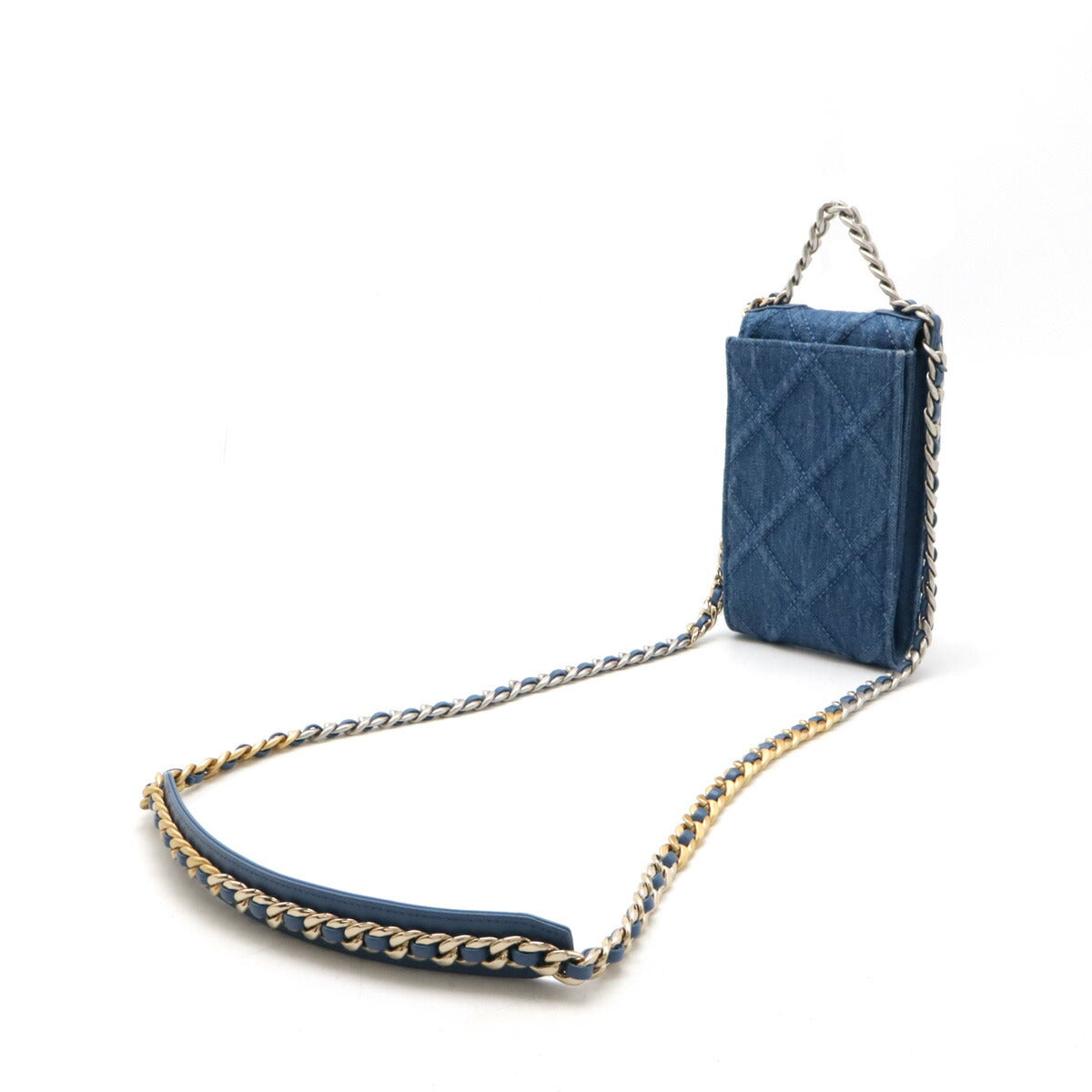 Chanel Denim Chanel19 Chain Phone Case