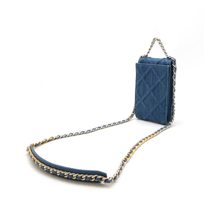 Chanel Denim Chanel19 Chain Phone Case