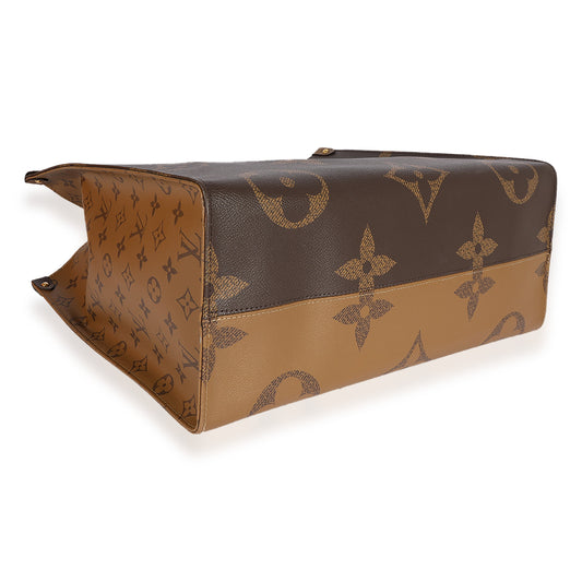 LOUIS VUITTON Monogram & Monogram Reverse Canvas Onthego GM