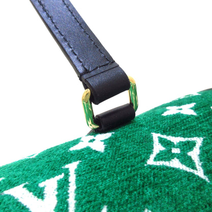 Louis Vuitton Papillon 30 Green Monogram Jacquard Velvet