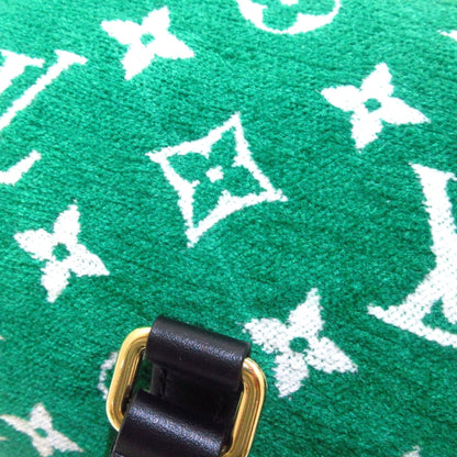 Louis Vuitton Papillon 30 Green Monogram Jacquard Velvet