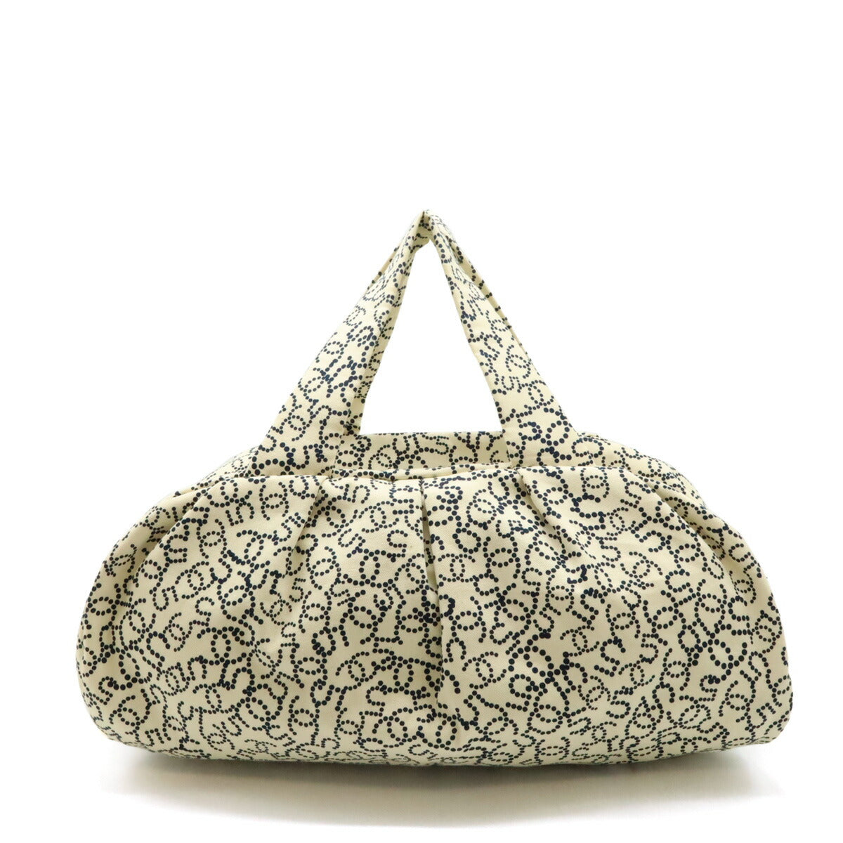 Chanel Canvas No.5 Coco Mark Arabesque Handbag Mini Boston
