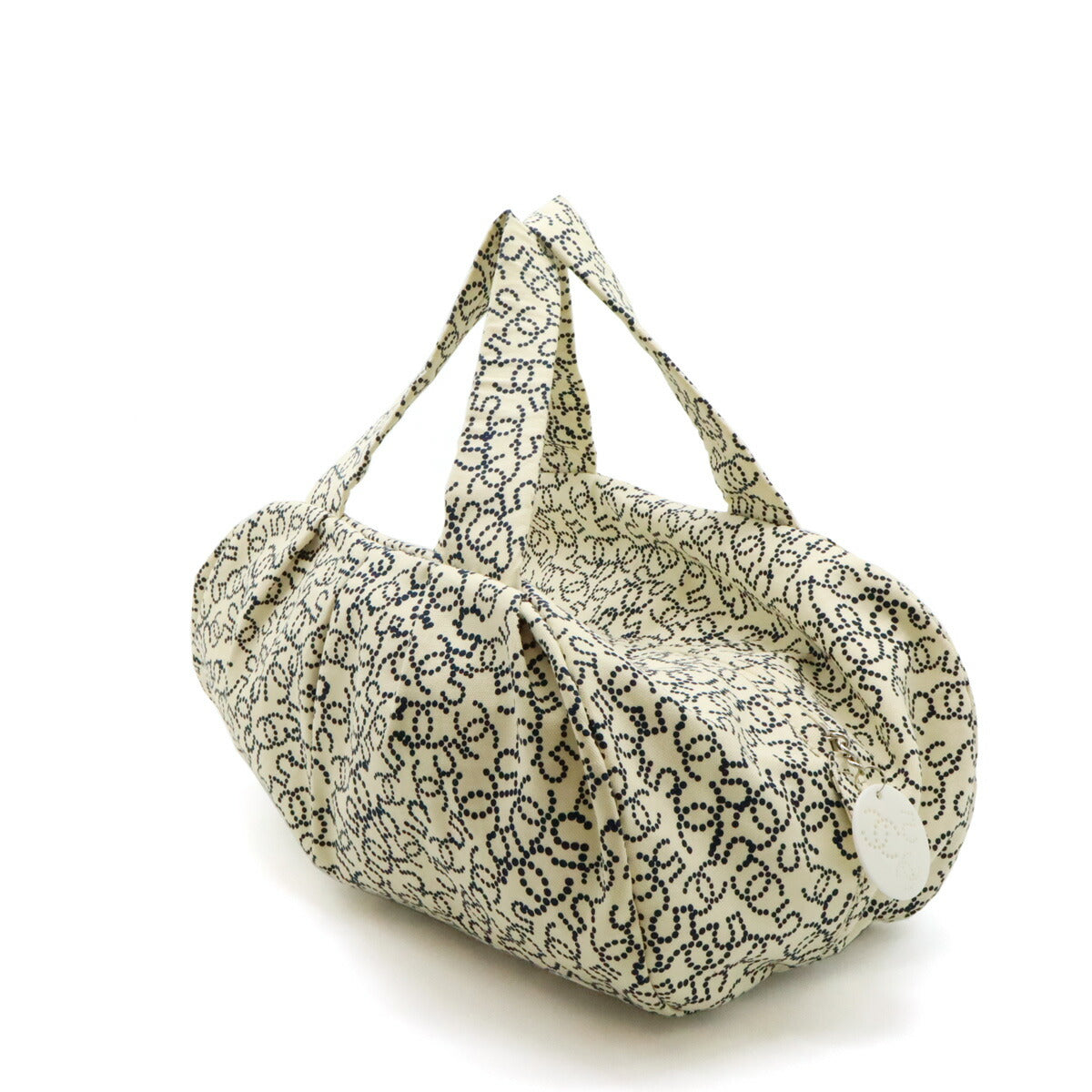 Chanel Canvas No.5 Coco Mark Arabesque Handbag Mini Boston