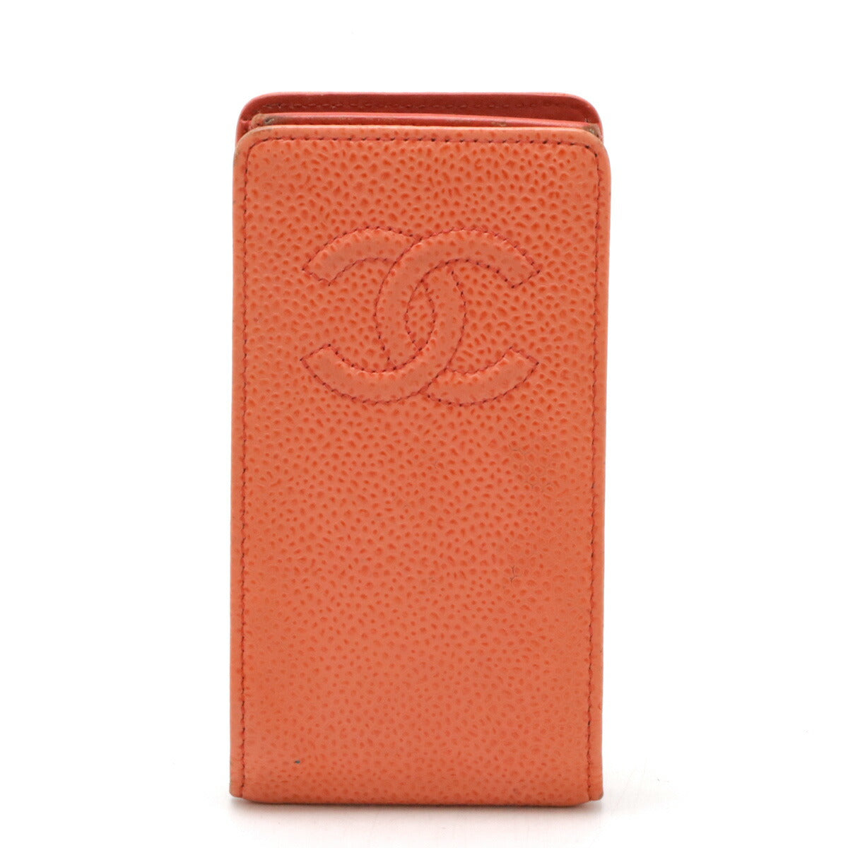 Chanel Caviar Skin Coco Mark Smartphone Case iPhone4/4S