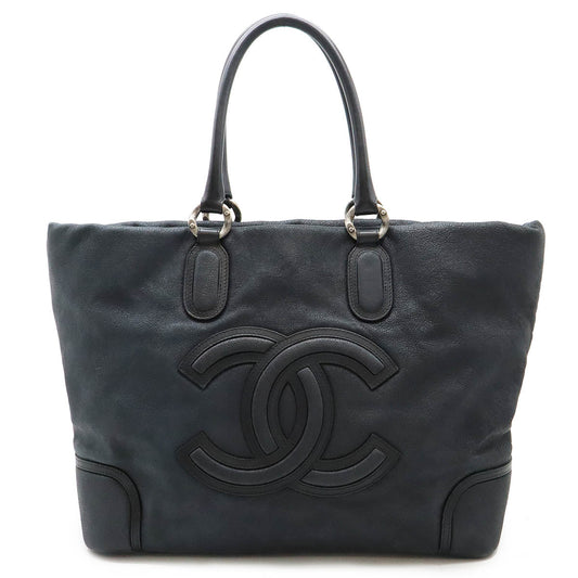 Chanel Soft Caviar Skin Coco Mark 2way Tote Bag A50288