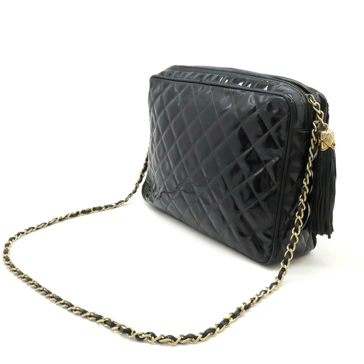 Chanel Matelasse Patent leather Shoulder Bag