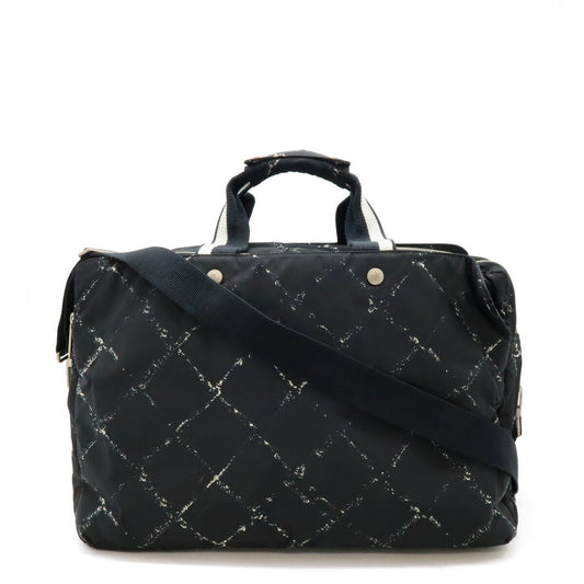 Chanel Nylon Travel Line 2way Boston Bag