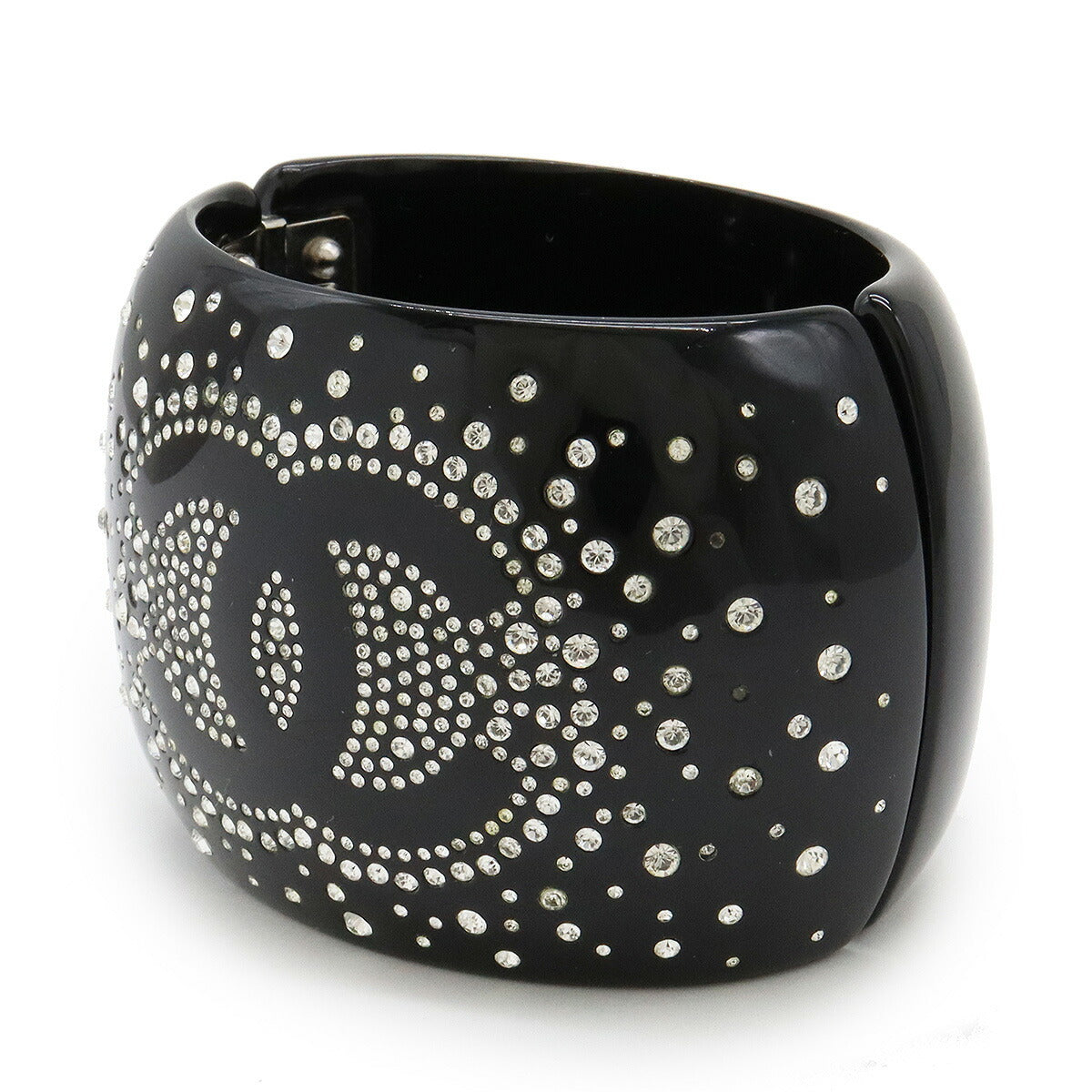 Chanel Plastic Coco Mark Bangle Bracelet 10A