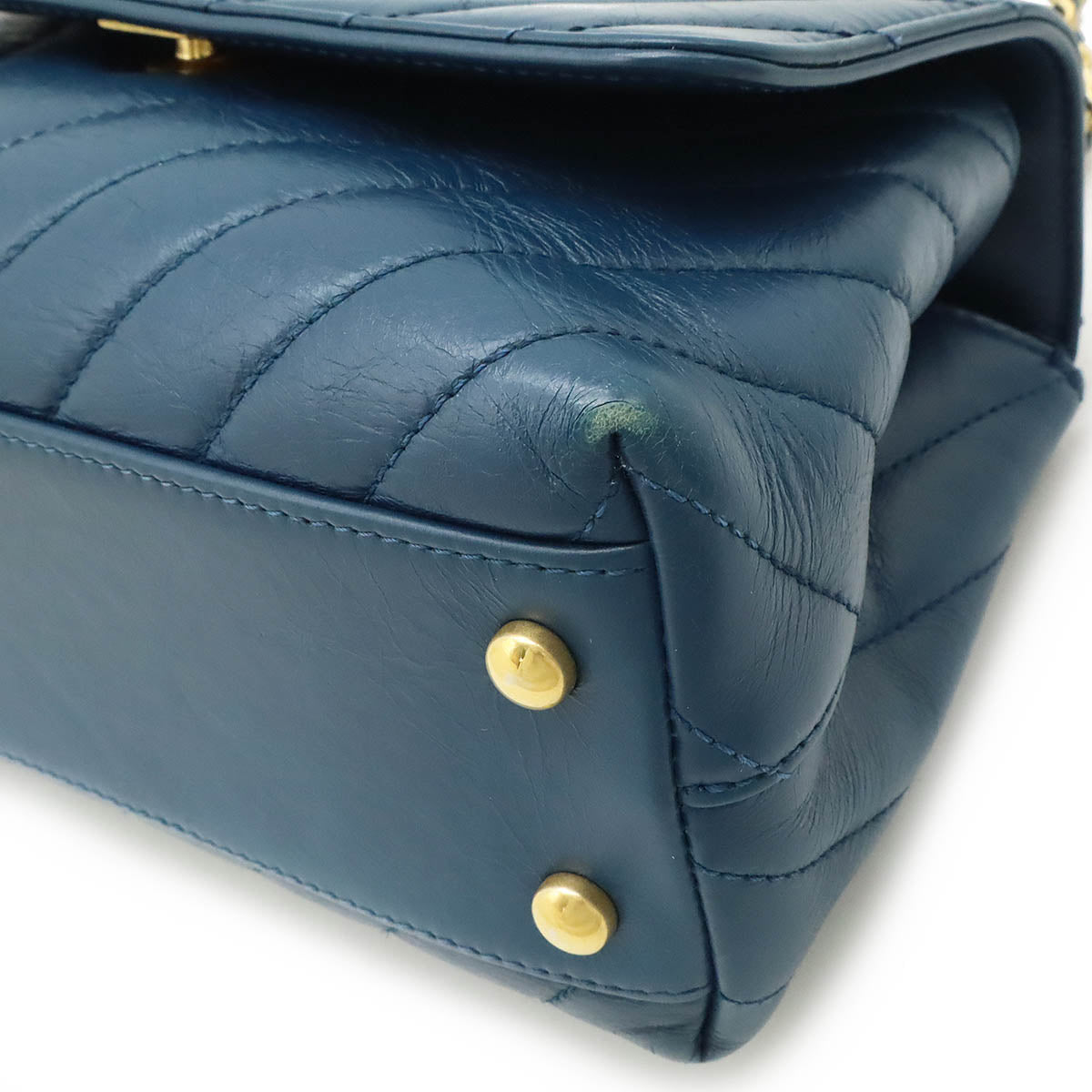 Chanel Leather Coco Handle 2way Bag A92990