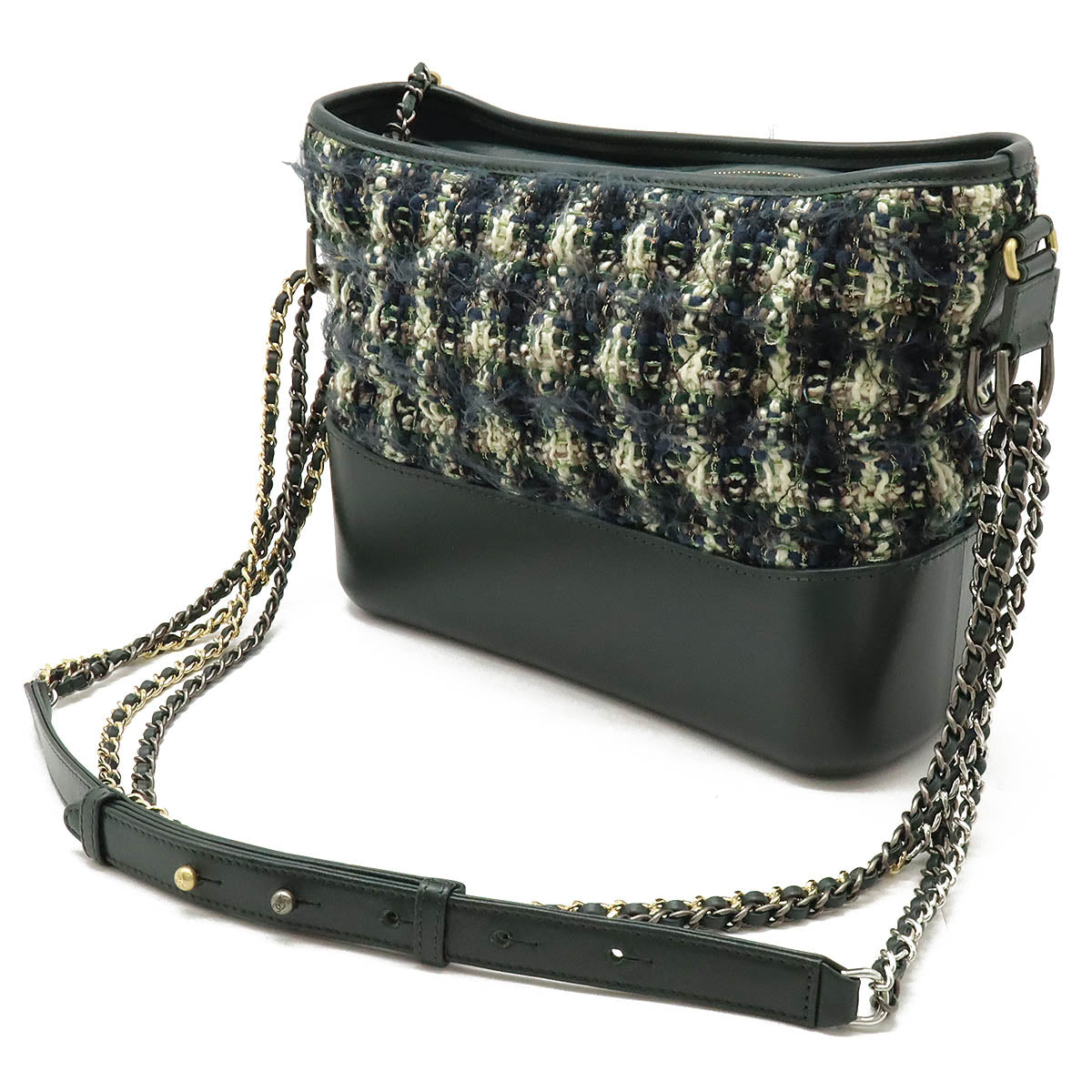 Chanel Tweed Gabrielle Large Hobo Shoulder Bag A93824