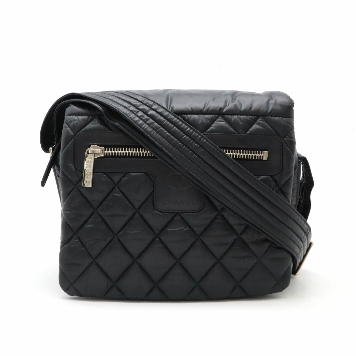 Chanel Nylon Coco Cocoon Matelasse Shoulder Bag A48616