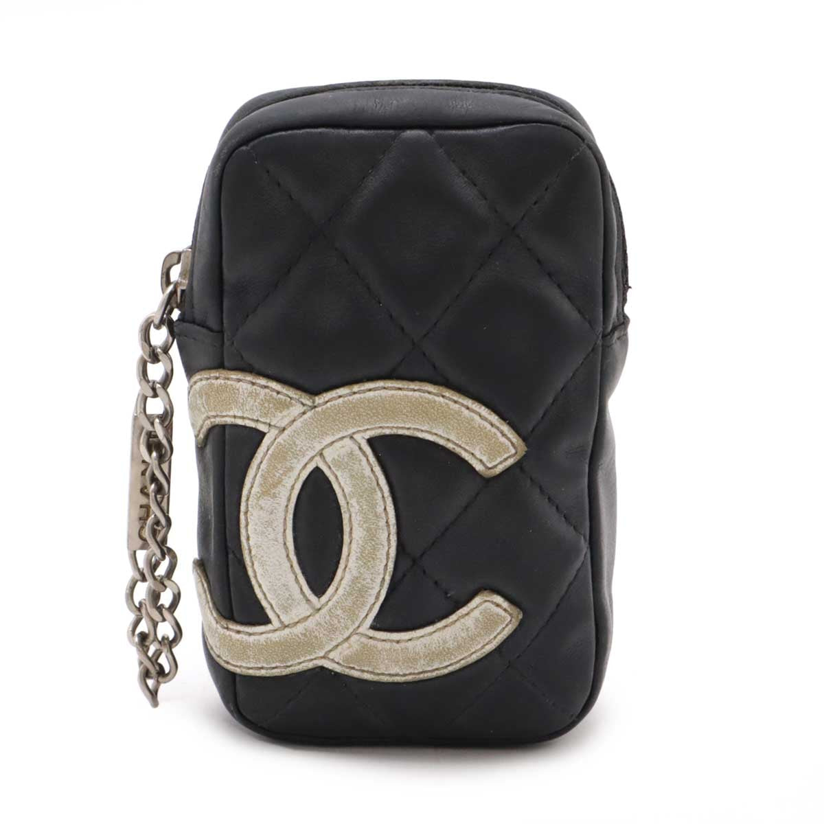 Chanel Cambon Line Leather Cigarette Case Pouch A26732