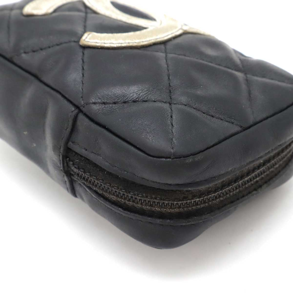 Chanel Cambon Line Leather Cigarette Case Pouch A26732