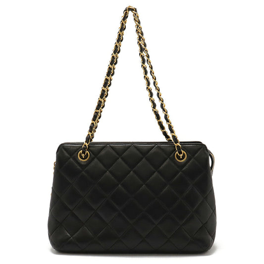 Chanel Lambskin CHAIN TOTE 2way Tote Bag