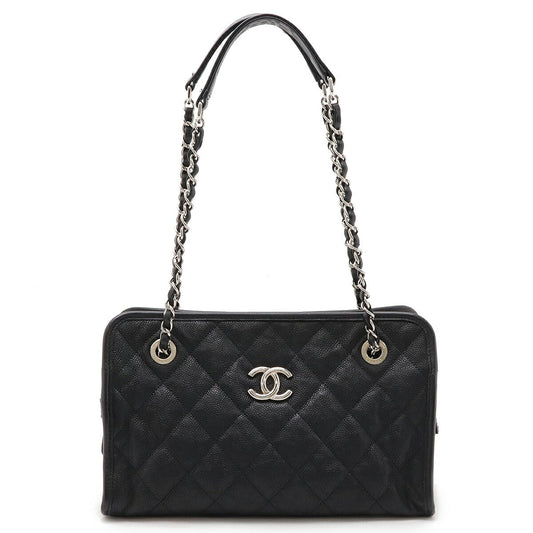 Chanel Caviar Matelasse Coco Mark Shoulder Bag A66805