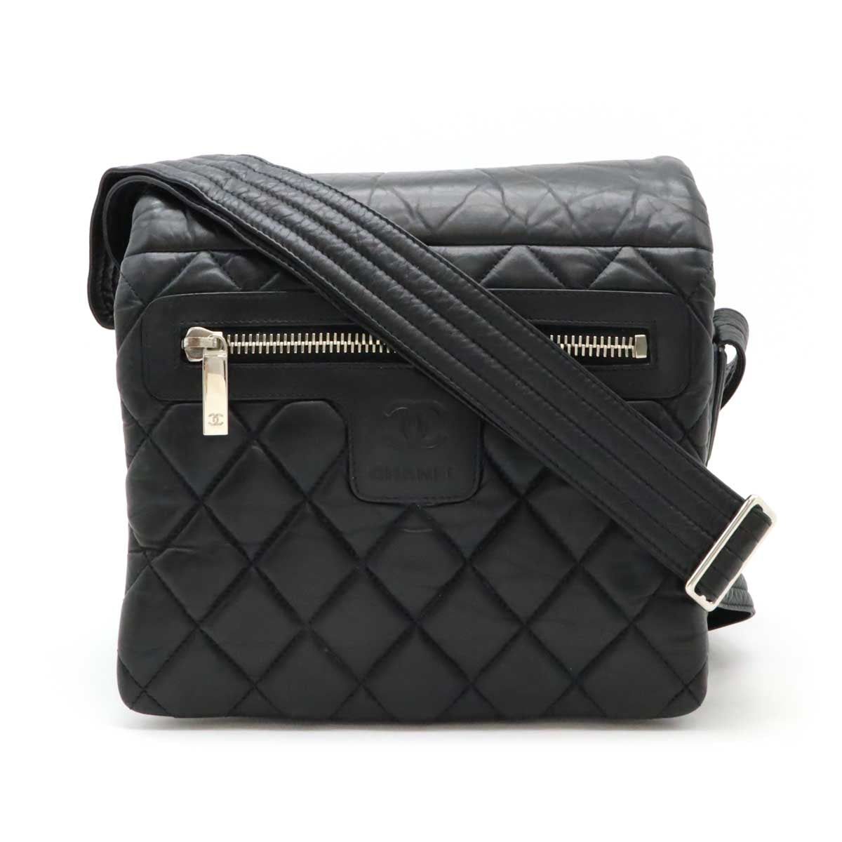 Chanel All Leather Coco Cocoon Matelasse Shoulder Bag A48616