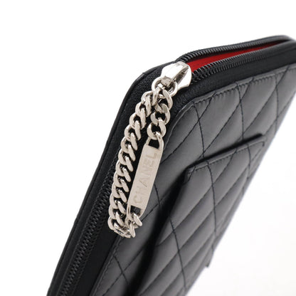 Chanel Cambon Line Coco Mark Organizer Long Wallet Leather A48660