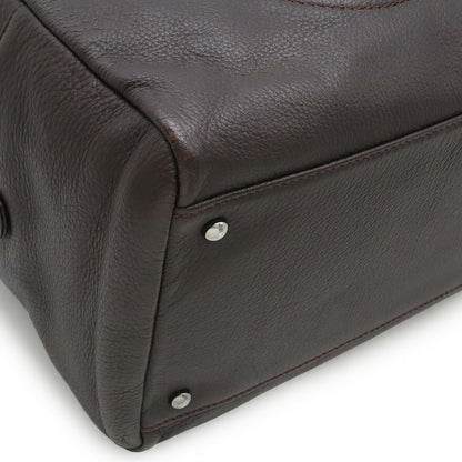 Chanel Luxury Line Coco Mark Leather Shoulder Bag