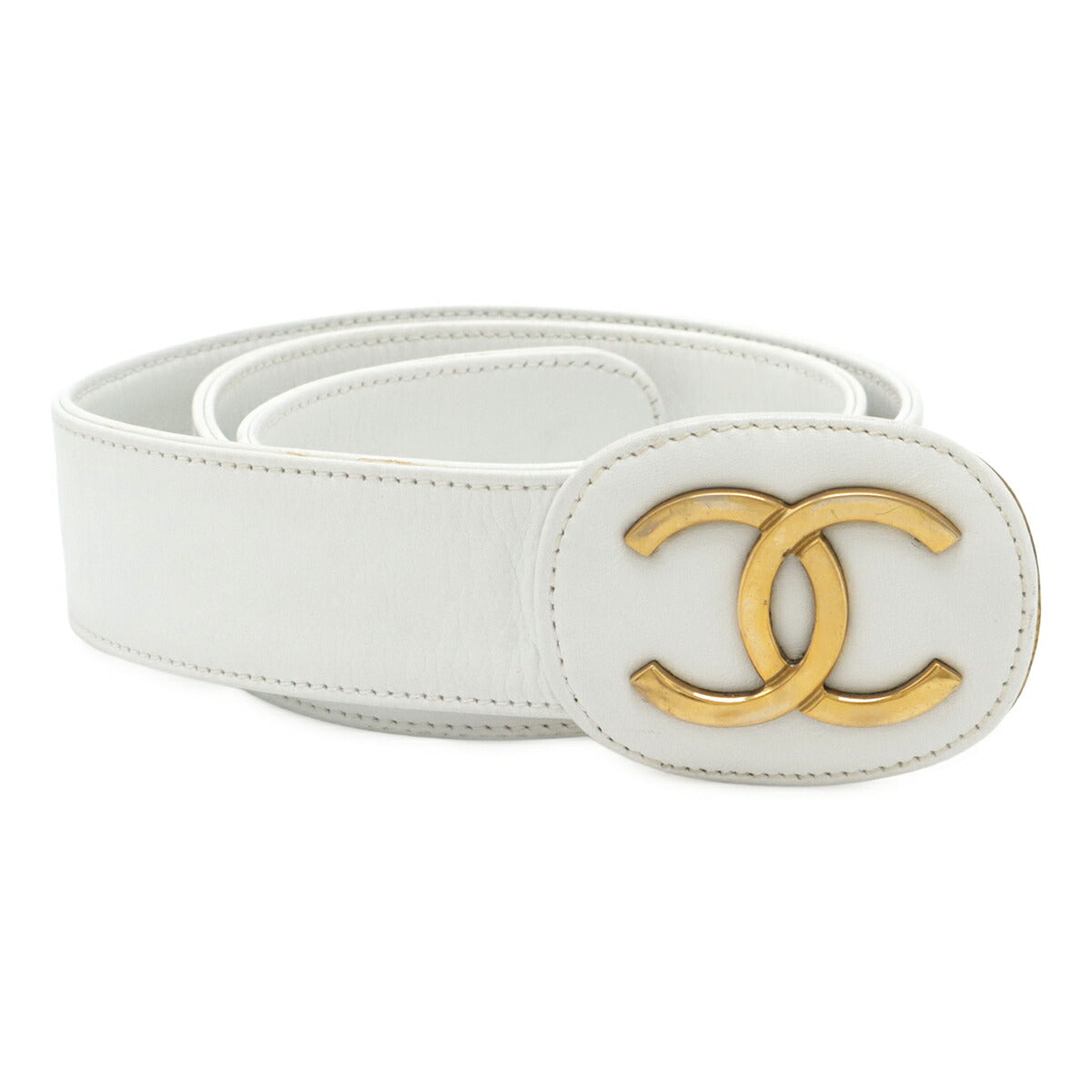 Chanel Coco Mark Leather Belt