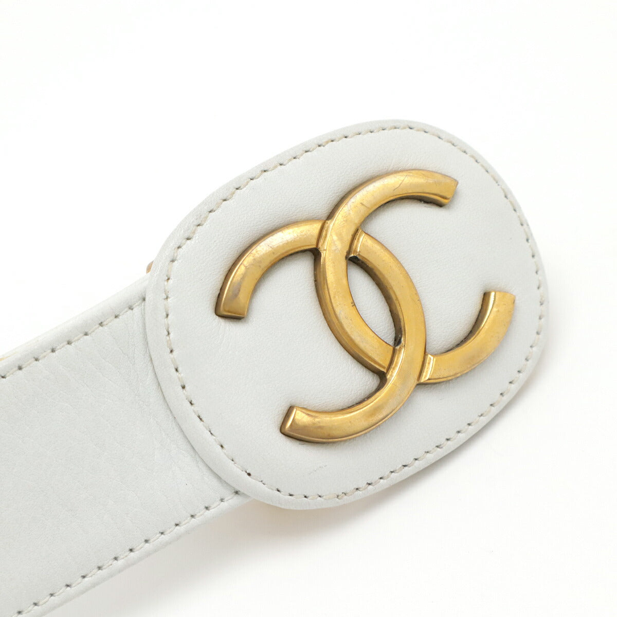 Chanel Coco Mark Leather Belt