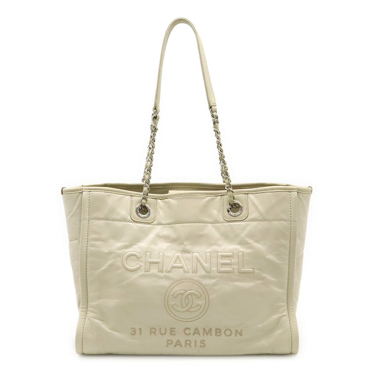 Chanel Deauville Line Leather 2way Bag