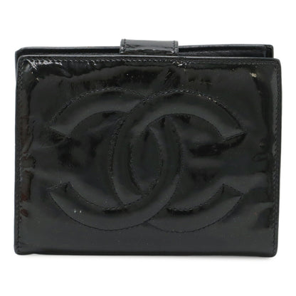 Chanel Coco Mark Patent Leather Wallet