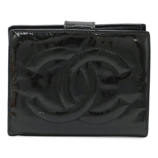 Chanel Coco Mark Patent Leather Wallet