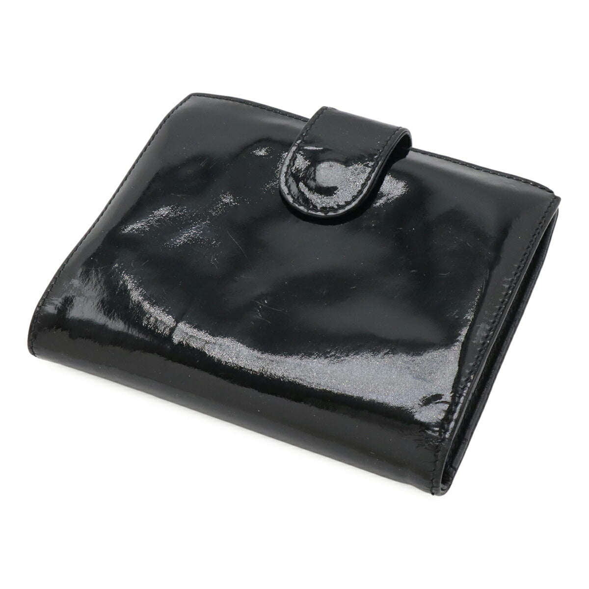 Chanel Coco Mark Patent Leather Wallet