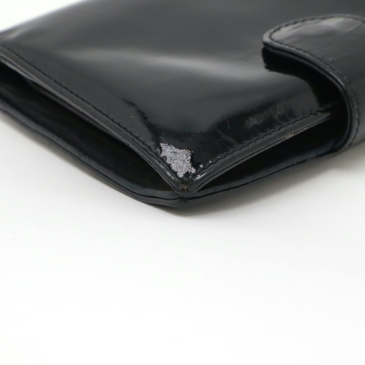 Chanel Coco Mark Patent Leather Wallet
