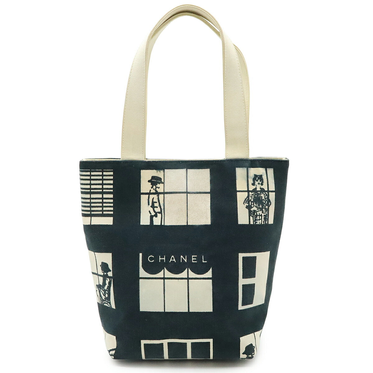 Chanel Windows Line Canvas 2way Bag