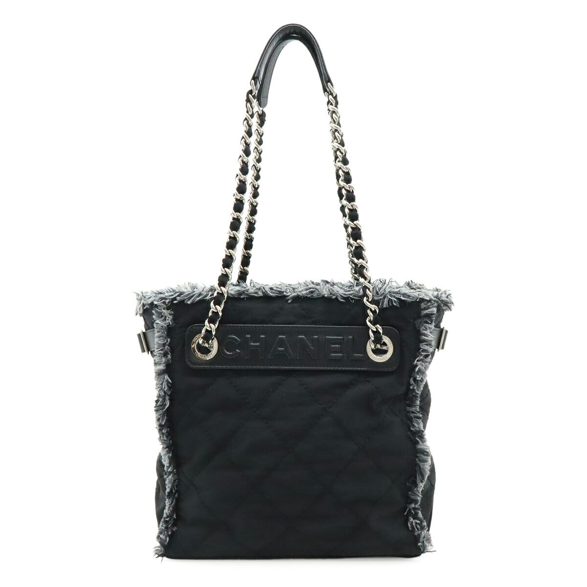 Chanel Matelasse Nylon Canvas Shoulder Bag