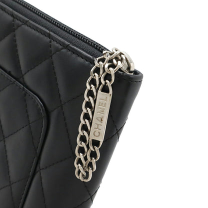 Chanel Cambon Line Organizer Long Wallet Leather