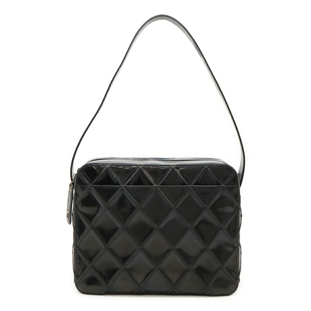 Chanel Bicolore Patent Leather Shoulder Bag