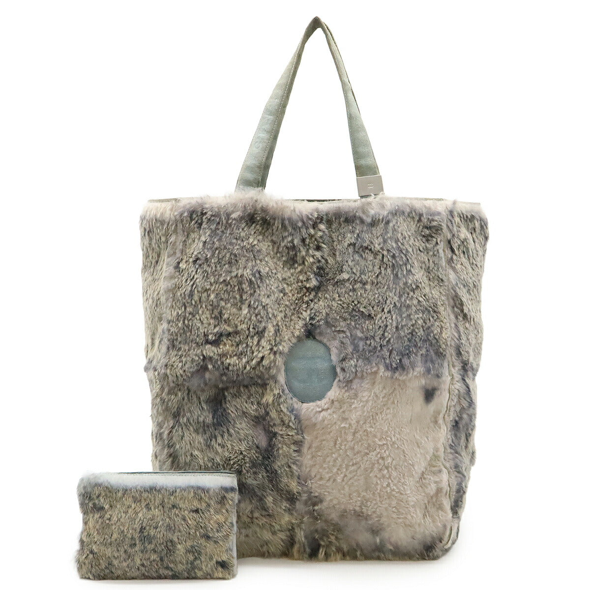 Chanel Coco Mark Lapin Suede Tote Bag
