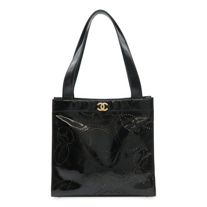 Chanel Camellia Patent Leather 2way Bag