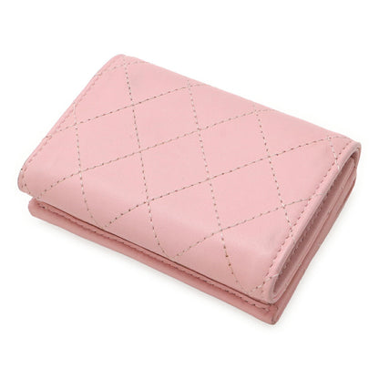 Chanel Matelasse Calfskin Trifold Wallet