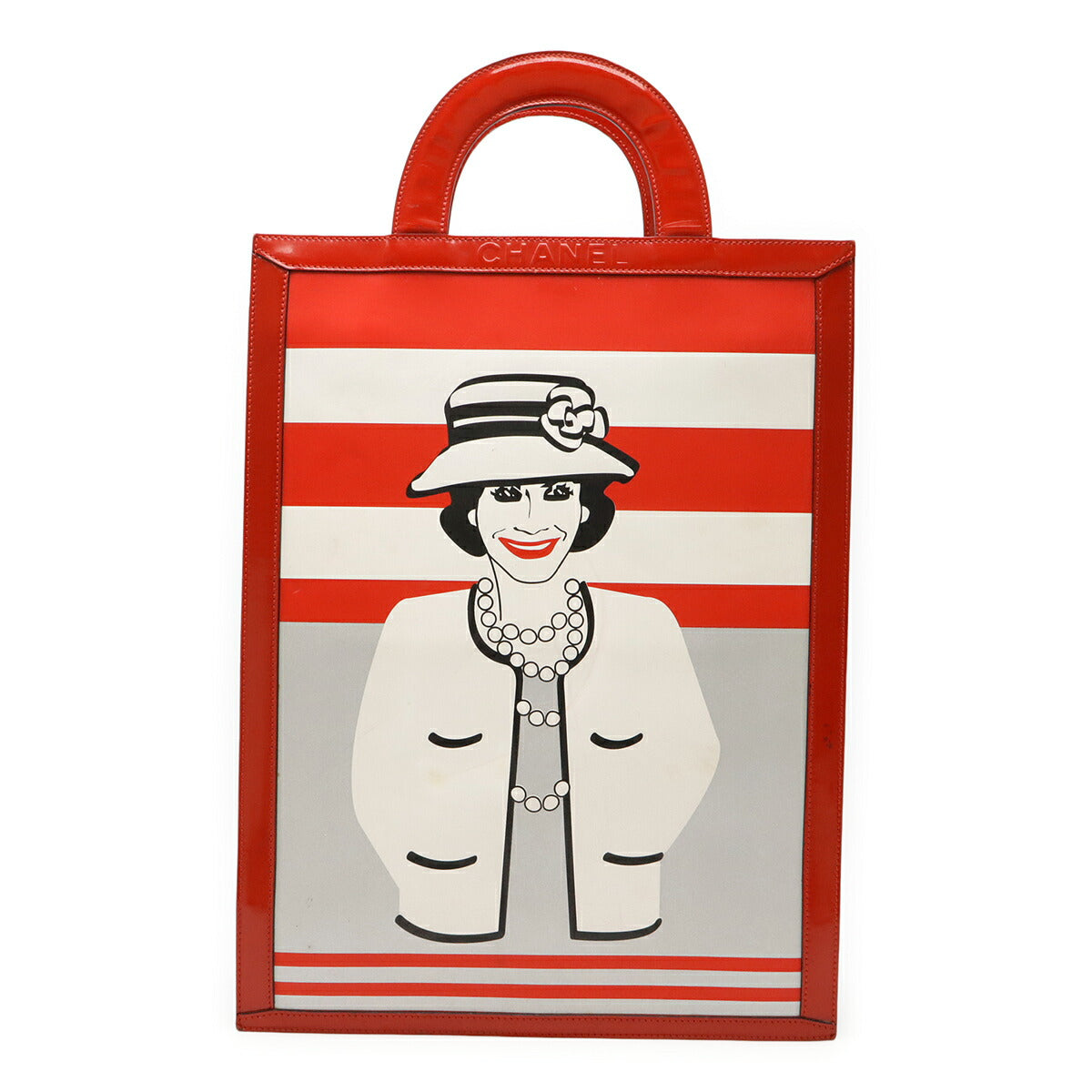 Chanel Coco Mademoiselle Patent Leather Tote Bag