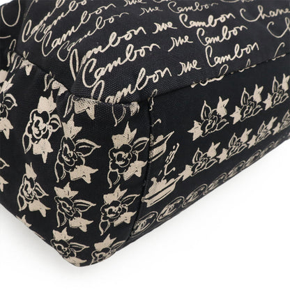 Chanel Camellia 2way bag Canvas
