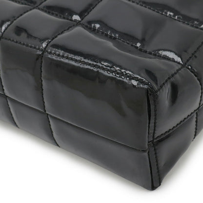 Chanel Choco Bar Patent Leather Shoulder Bag