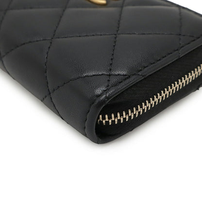 Chanel Pearl Crush Lambskin 2way Chain Wallet