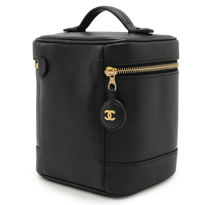 Chanel Coco Mark Caviar Skin Vanity Bag