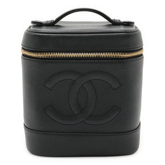 Chanel Coco Mark Caviar Skin Vanity Bag