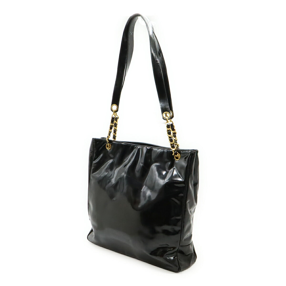 Chanel Patented Leather 2way Shoulder Bag