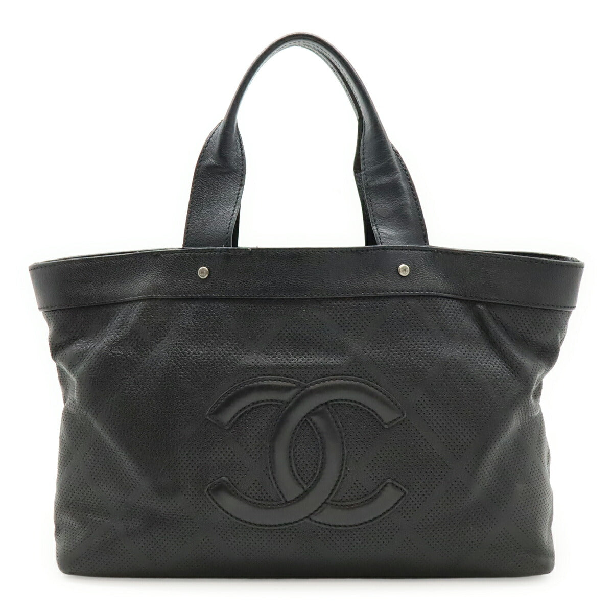 Chanel Coco Mark Leather 2way Bag