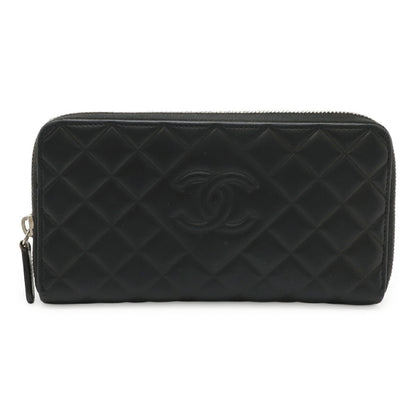 Chanel Matelassé Leather Long Wallet