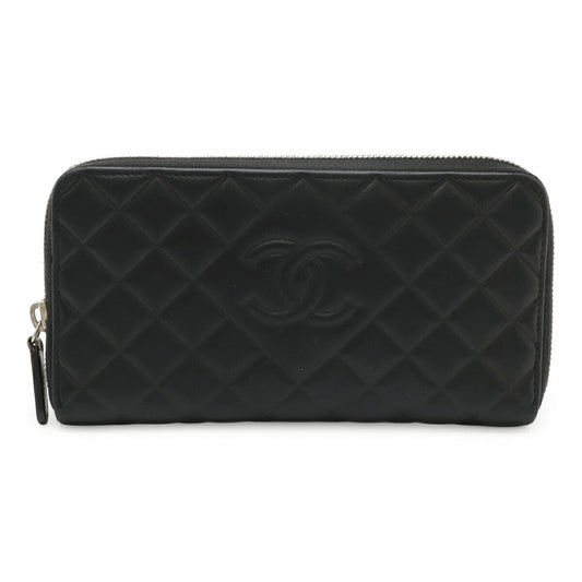 Chanel Matelassé Leather Long Wallet