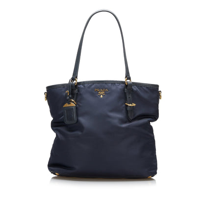 Prada Tessuto Shopper Blue Nylon