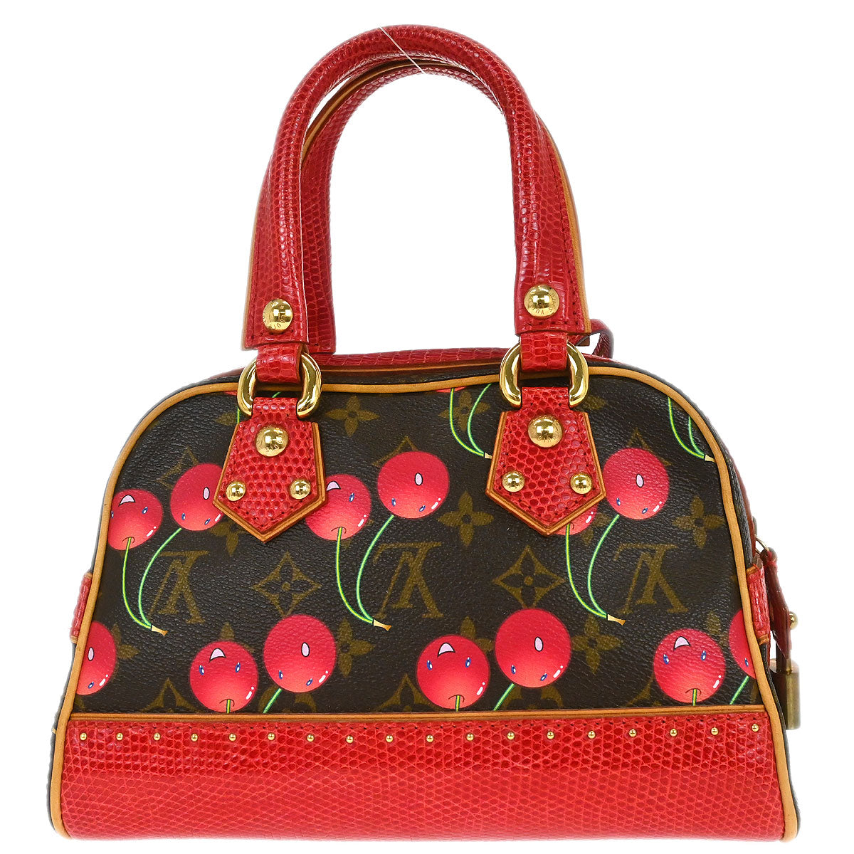 Louis Vuitton 2005 Monogram Cherry Neo Deauville Handbag M95001