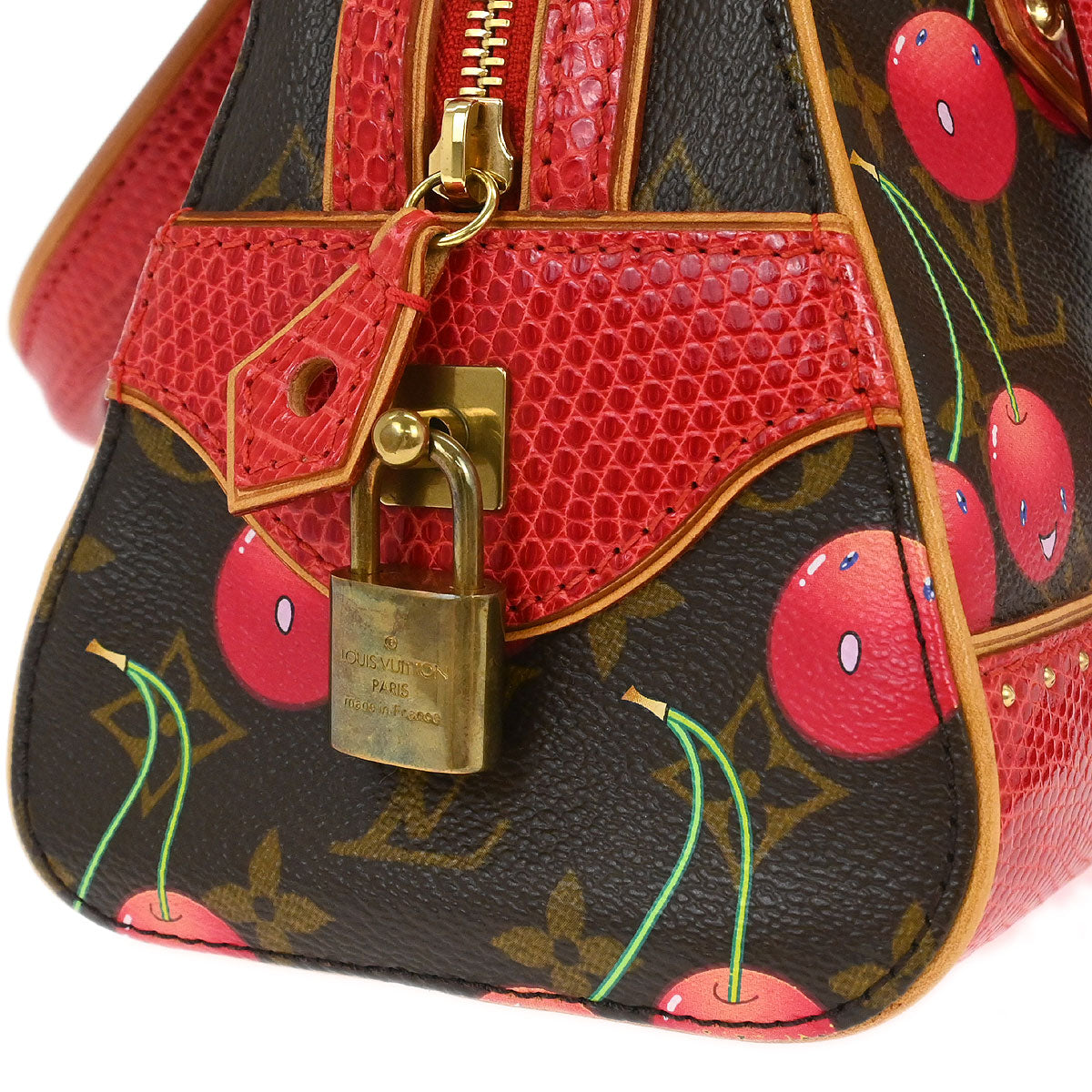 Louis Vuitton 2005 Monogram Cherry Neo Deauville Handbag M95001