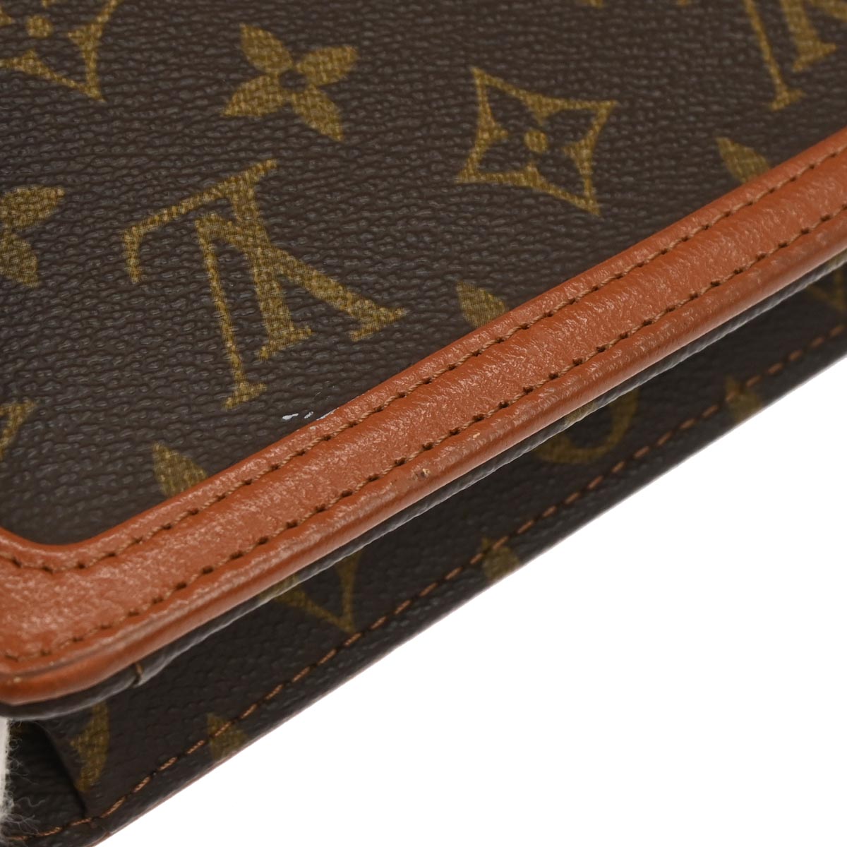 Louis Vuitton 1990 Monogram Pochette Dame PM Clutch Bag M51812
